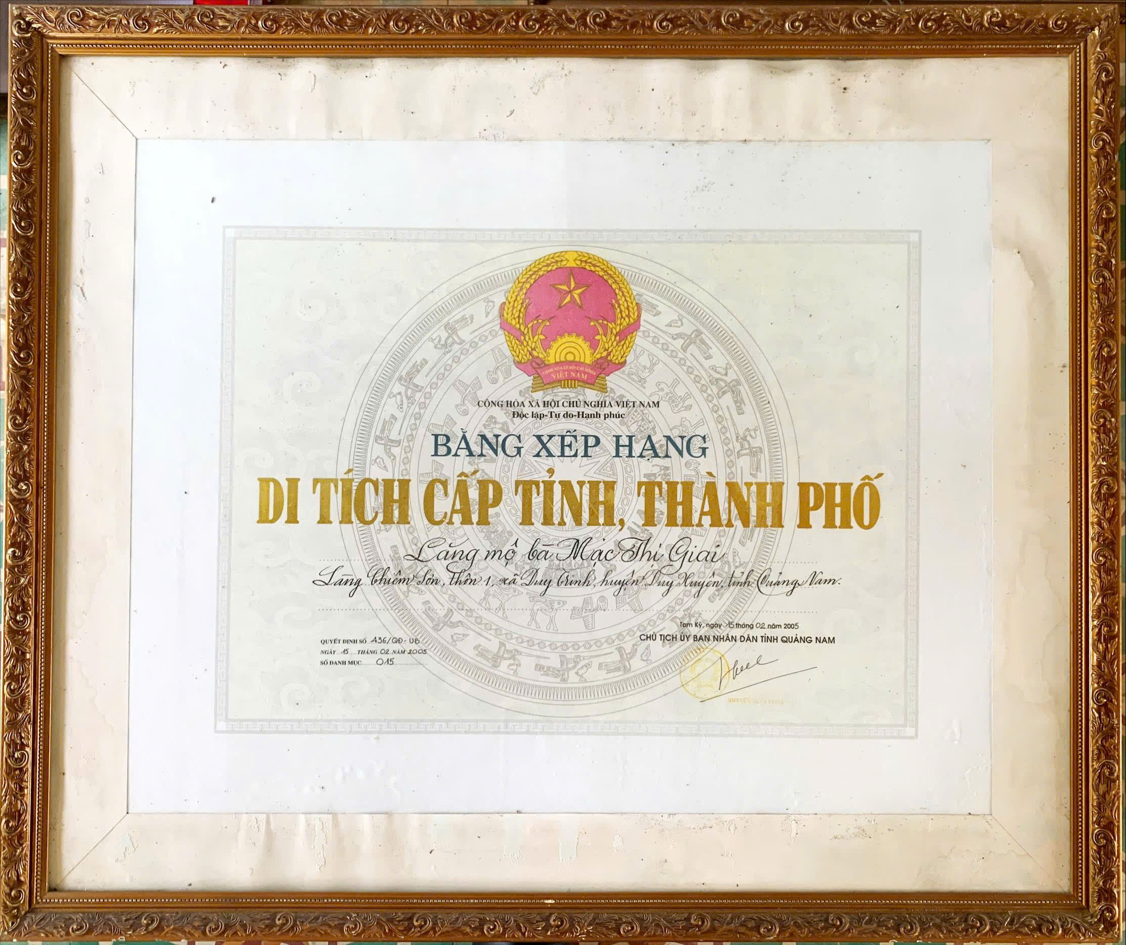 Giấy chứng nhận